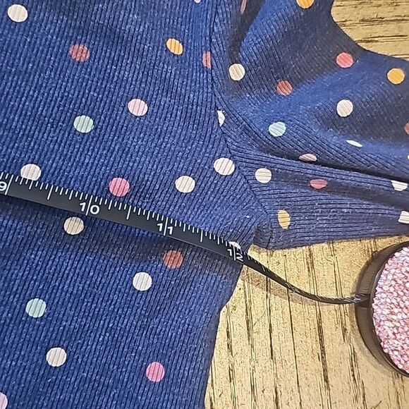 Long Sleeve polka dot top size 6 Jumping Beans - Picture 5 of 8
